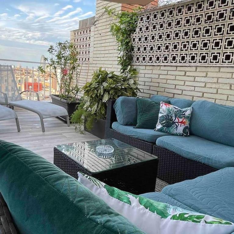 Spacious Penthouse with big private terrace & view - Three-Bedroom Apartment - 13