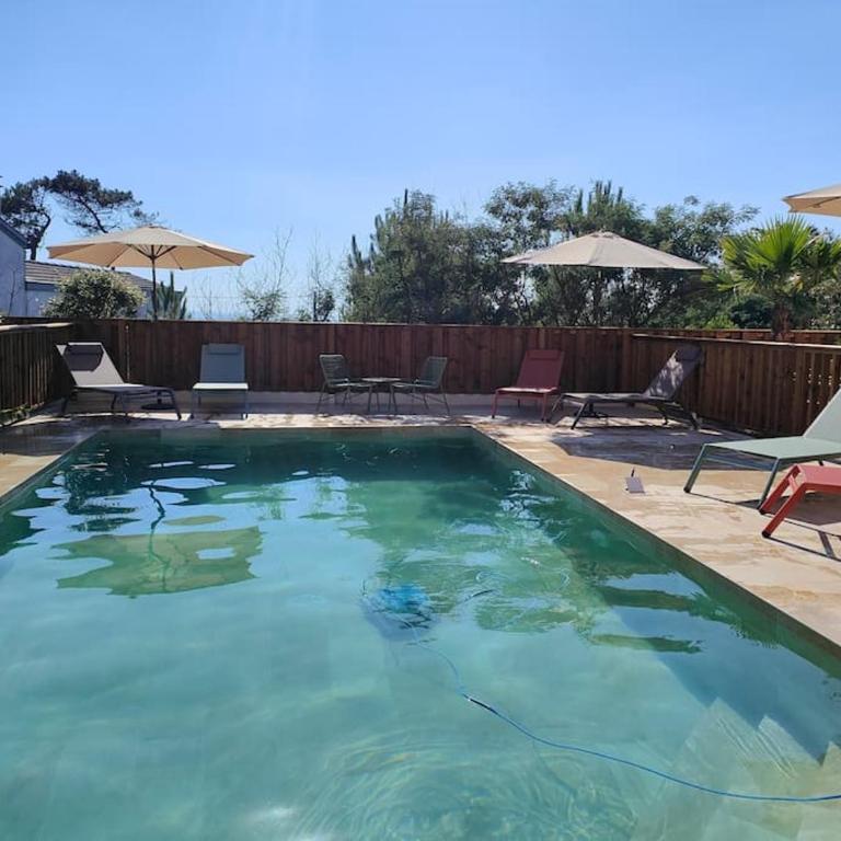 Villa Rose jacuzzi vue mer - Three-Bedroom Villa - 46