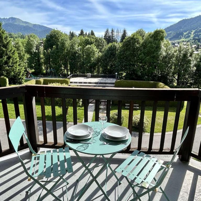 Studio avec Piscine Chauffée, Tennis & Balcon - 4 Couchages à Megève - FR-1-597-14 - Appartement (4 Adultes) - 10