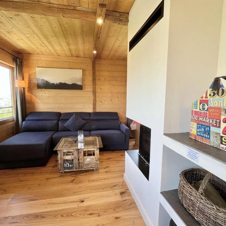 Appartement 3 pièces + cabine à Megève, 6 couchages, proche pistes et téléphérique - FR-1-597-170 - Appartement - 6
