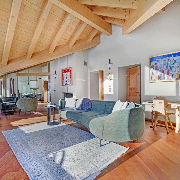 Abitaziun Sülla Spuonda - Champfèr - Penthouse-Apartment - 4
