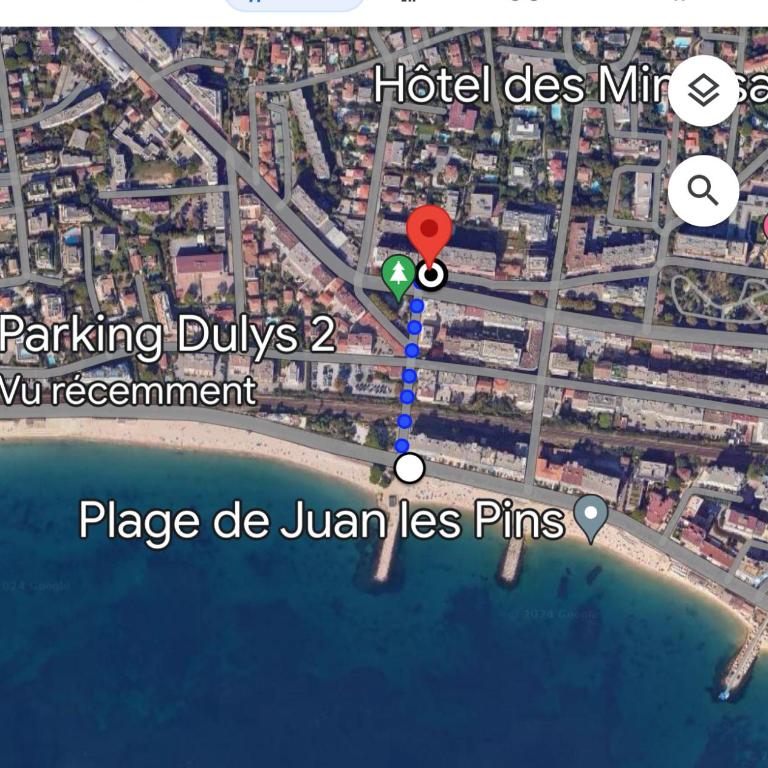 Apt Juan-les-Pins Clim-Plage 200m -Piscine - Monolocale - 21