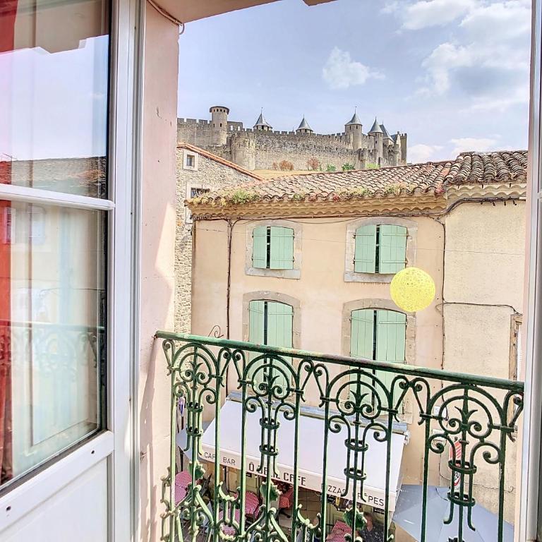 Vue imprenable cité Carcassonne - 4 personnes - Apartment mit 1 Schlafzimmer - 2