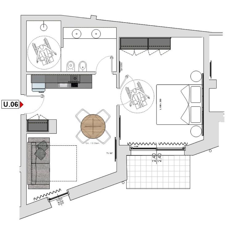 Attilio High Living Suites - Adults Only - King Suite with Side Lake View and Balcony - 8