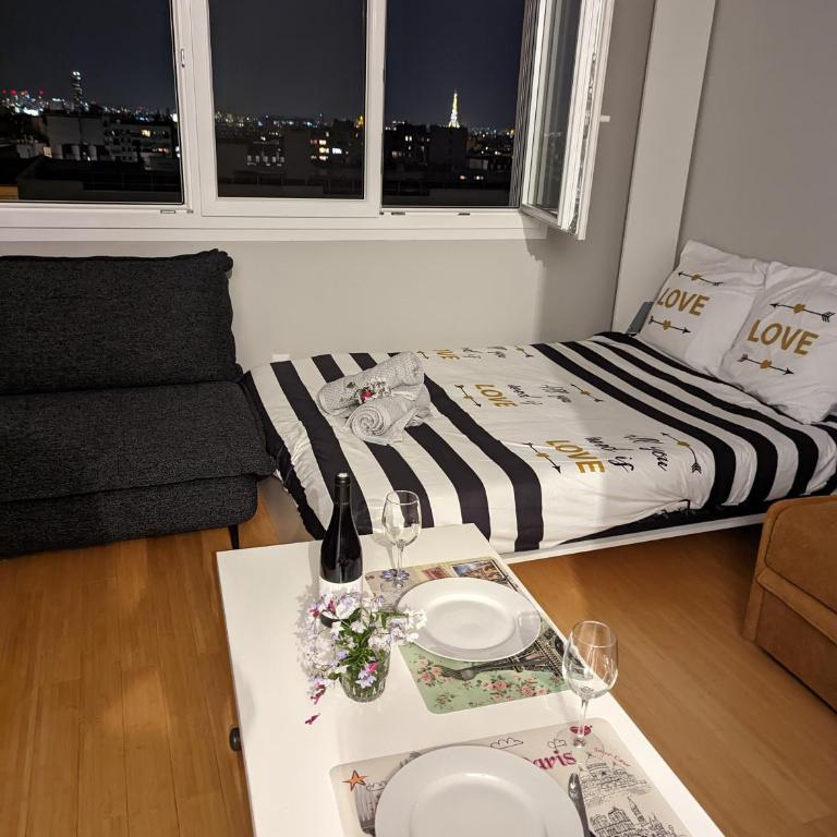 Charming Studio with Eiffel View - Appartement 1 Chambre - 1