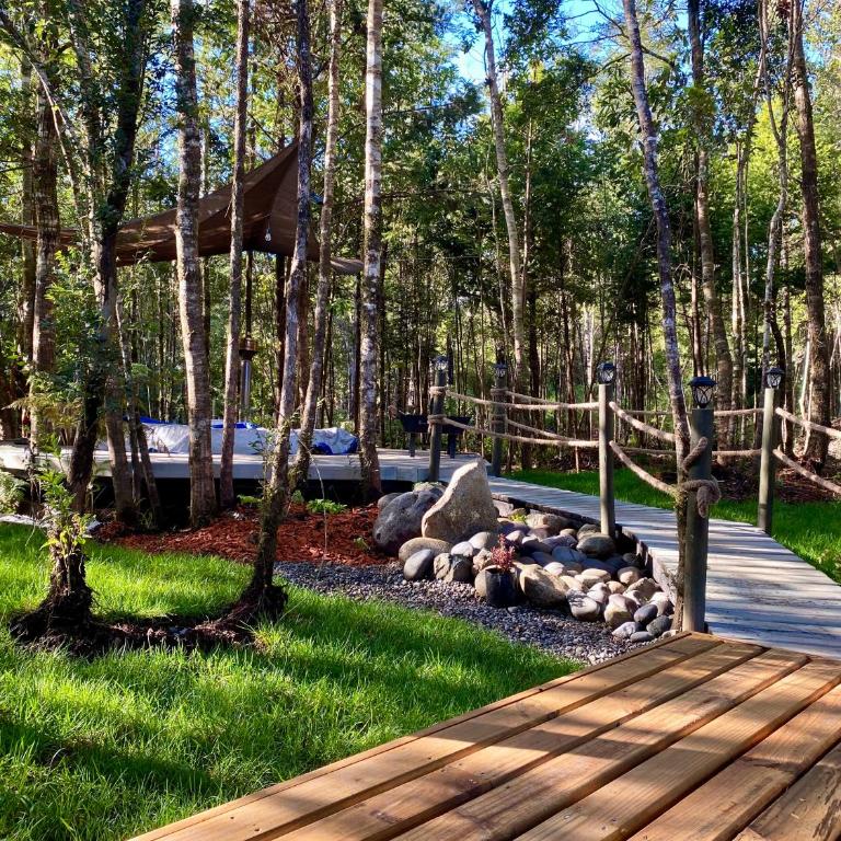 Refugio Los Coigues Casa en bosque con tinaja - Three-Bedroom House - 53