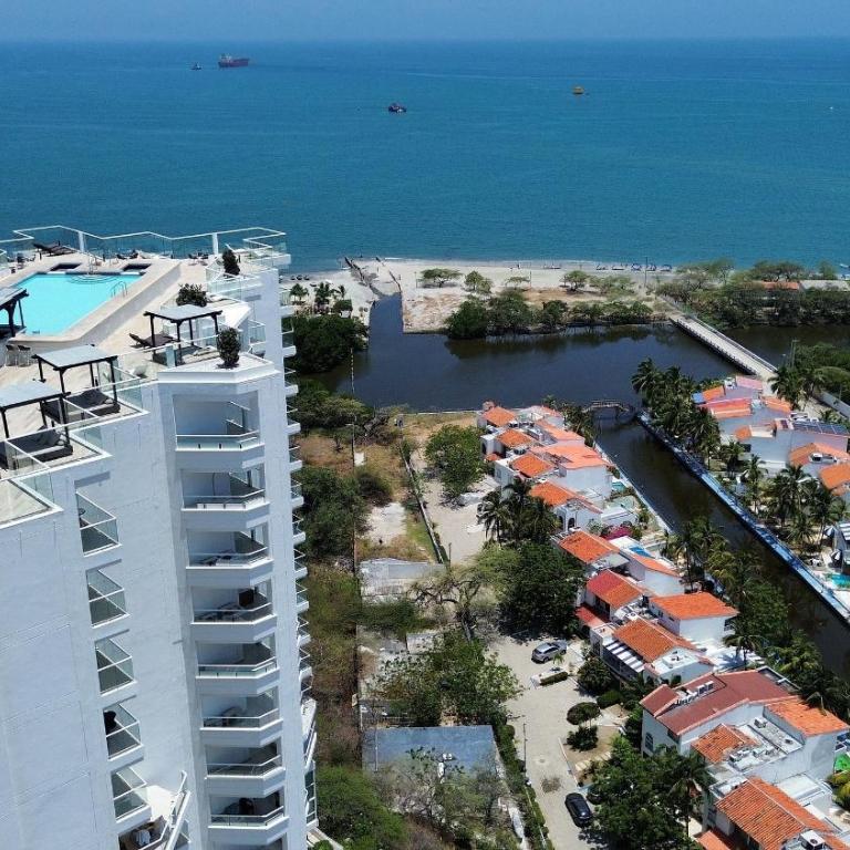 Apto con servicio de playa, terraza con vista 360 - Apartamento - 49