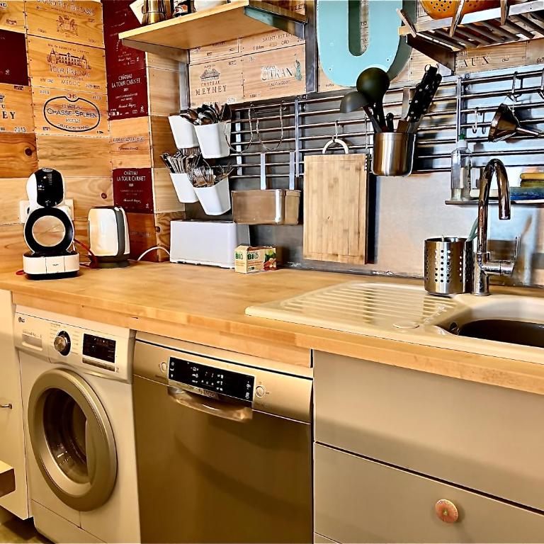 Appartement très haut avec Piscine, sauna, salle de sport et solarium - Appartement 1 Chambre - 14