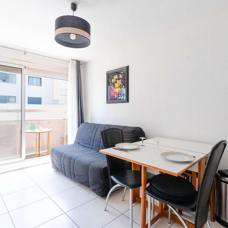 Studio cabine climatisé près de la plage avec parking à Narbonne - FR-1-409-274 - Studio - 2