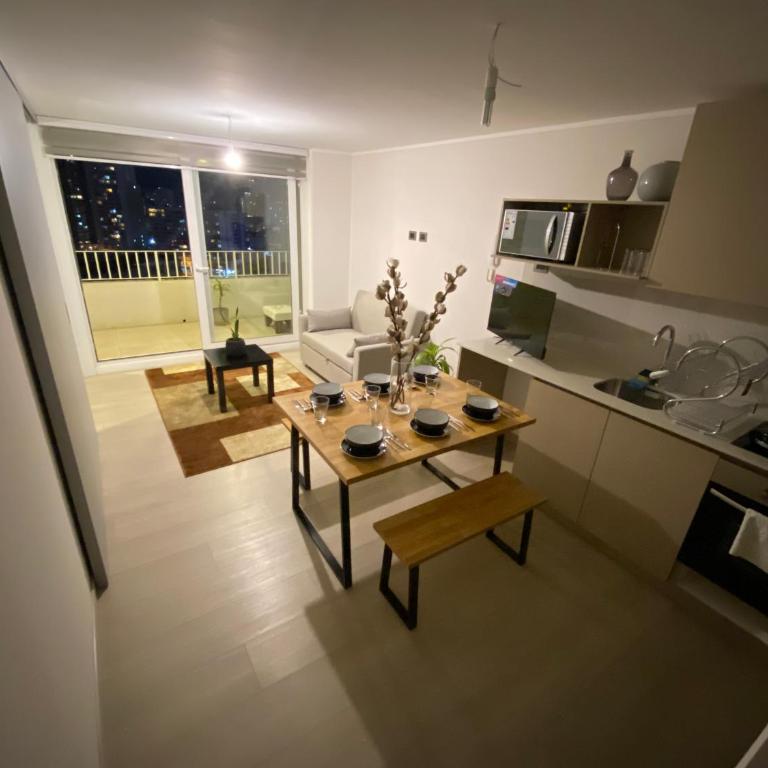 Hermoso y moderno departamento, nuevo, a pasos de la Quinta Vergara, cercano a los mejores atractivos de viña del mar, con maravillosa vista - Apartamento de 1 dormitorio - 33