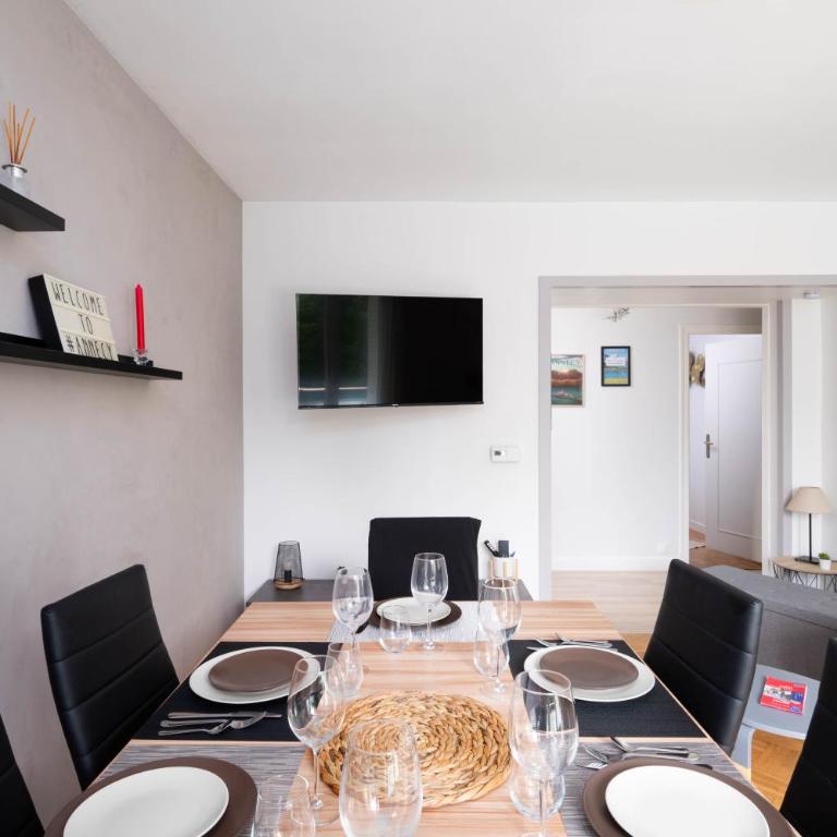 Appartement cosy 6 pers près du lac avec garage - Three-Bedroom Apartment - 64