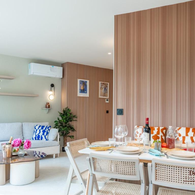 Montparnasse- Hot tub and AC Cosy apartment a prime location 40m2 - Appartement 2 Chambres - 15