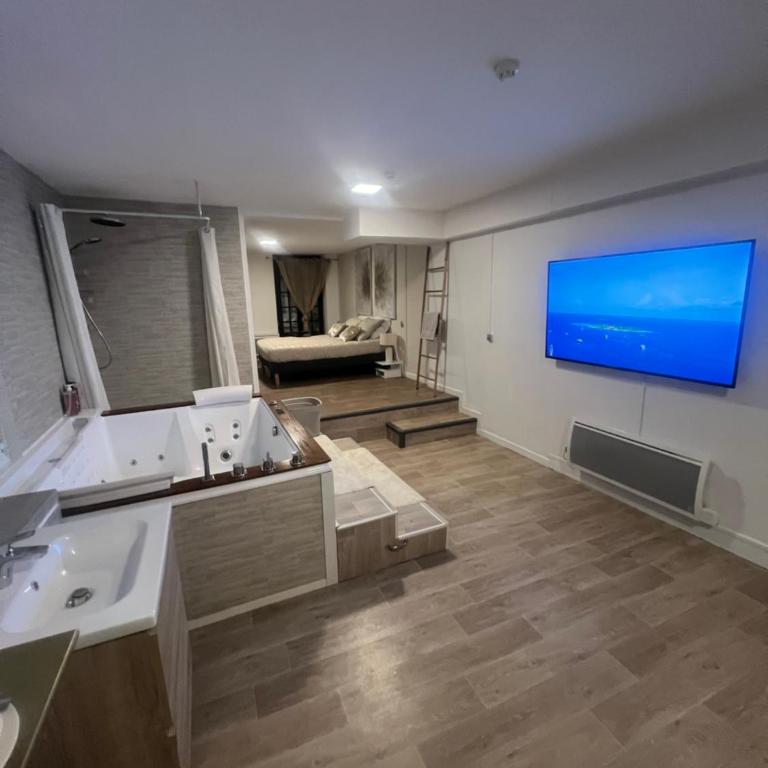 Loft ravissant 45m2 Jacuzzi RVB NIGHT 2 ÉTABLISSEMENT FERMÉ DÉFINITIVEMENT - Apartamento de 1 dormitorio - 19