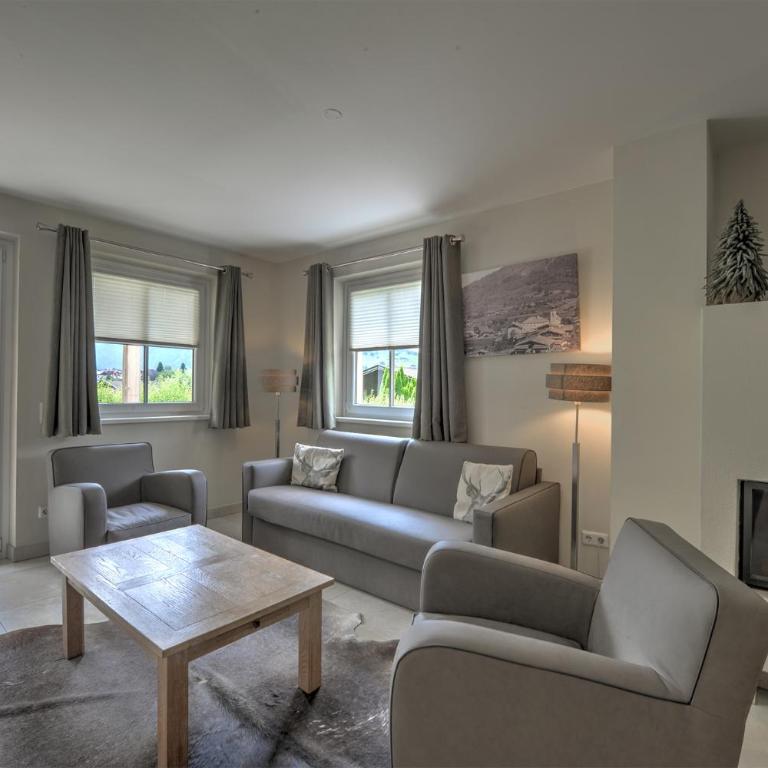 Residenz an der Burg by Kaprun Rentals - Deluxe Apartment mit 1 Schlafzimmer und Gartenblick - 13