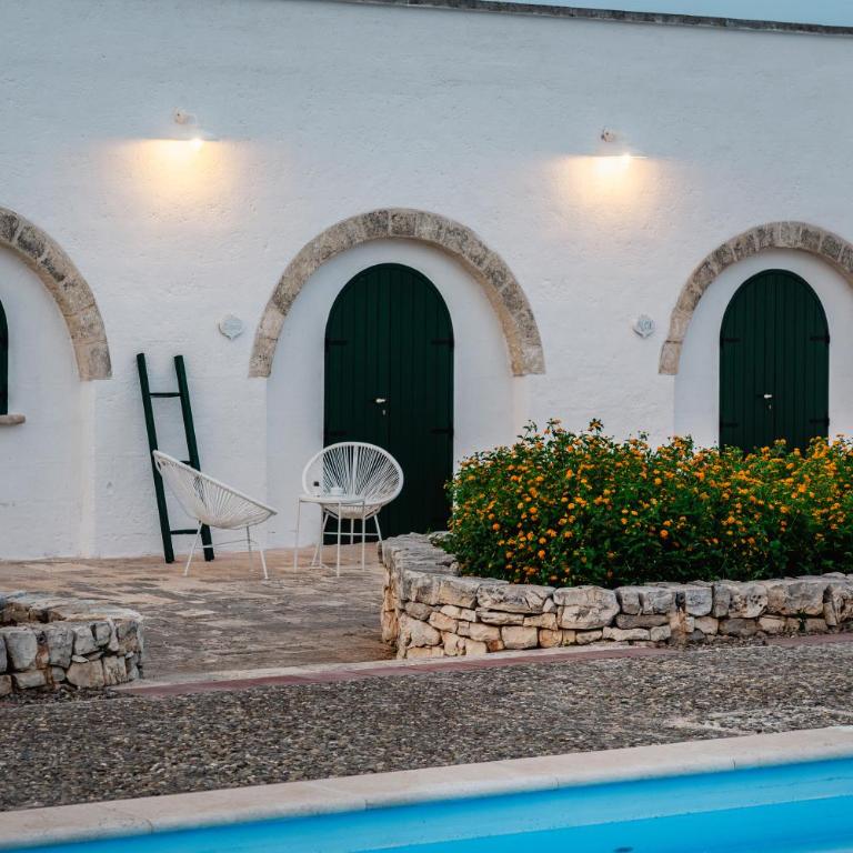 Masseria Gorgognolo - Double Room with Pool View - 11