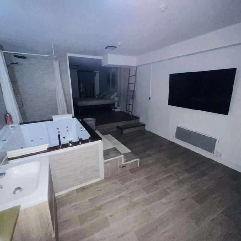 Loft ravissant 45m2 Jacuzzi RVB NIGHT 2 ÉTABLISSEMENT FERMÉ DÉFINITIVEMENT - Apartamento de 1 dormitorio - 3