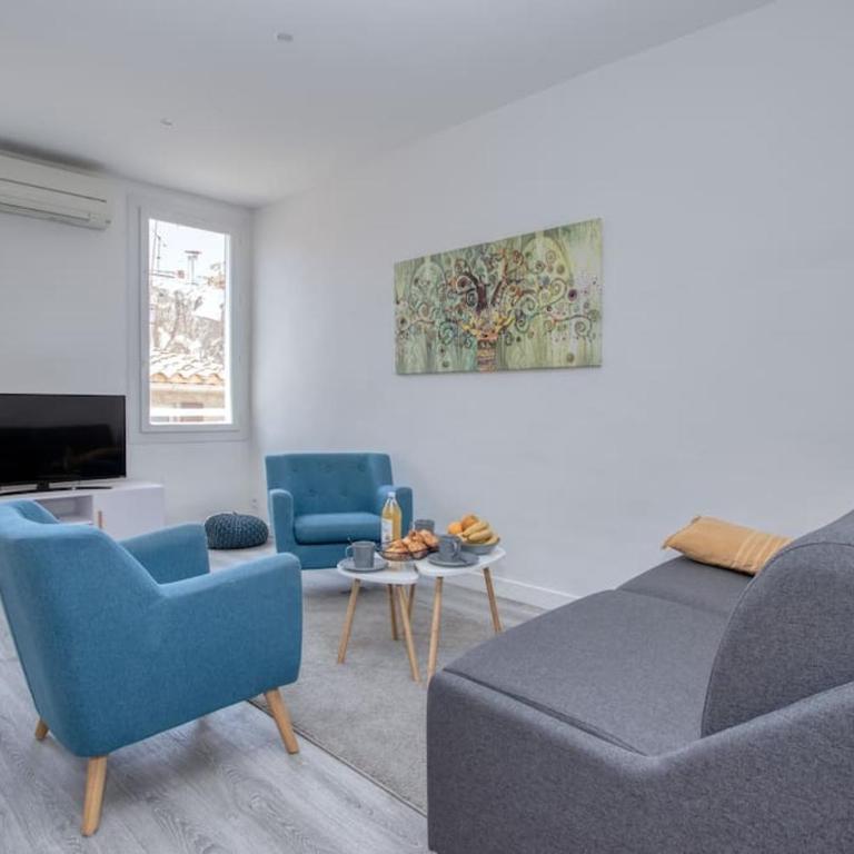 Cahino, déco contemporaine, clim, parking - Two-Bedroom Apartment - 1