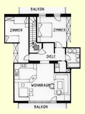 Residence Kampidell - Appartement avec Vue et Balcon - 14