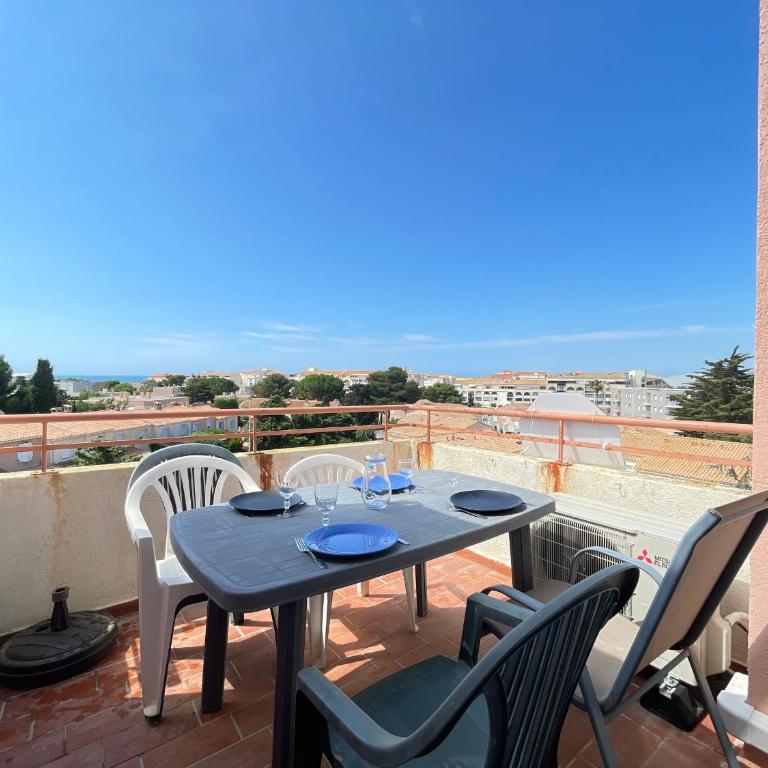 Studio cabine climatisé avec terrasse et parking à 500m de la plage de Sète - FR-1-338-144 - Studio - 12