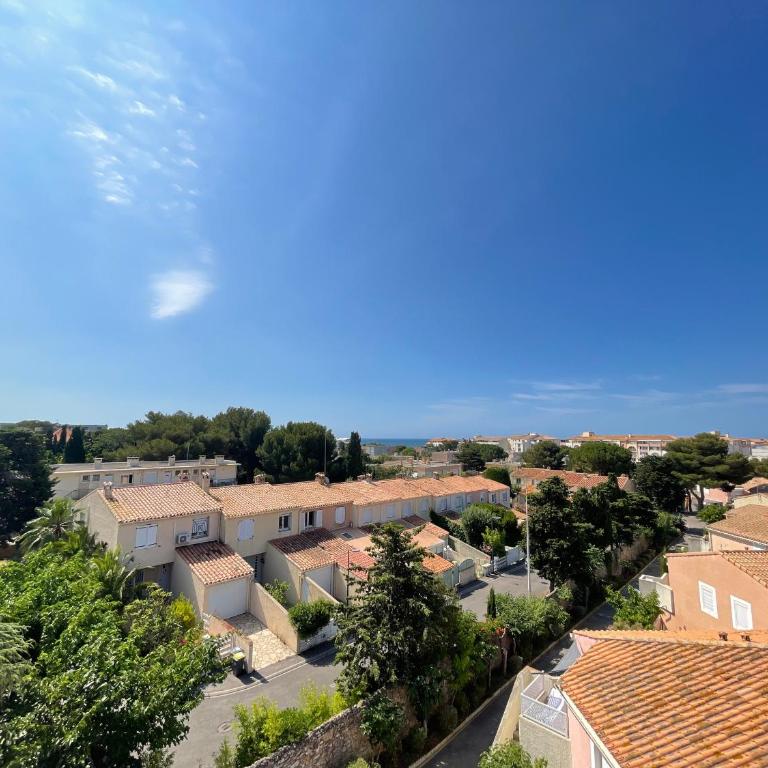 Studio cabine climatisé avec terrasse et parking à 500m de la plage de Sète - FR-1-338-144 - Studio - 13