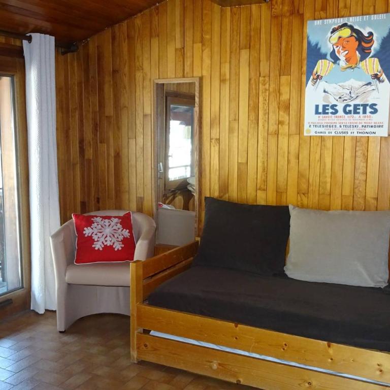 Appartement 2 pièces lumineux 4 pers, cœur des Gets, WiFi, draps et serviettes inclus, proche commodités - FR-1-802-16 - Apartamento - 3