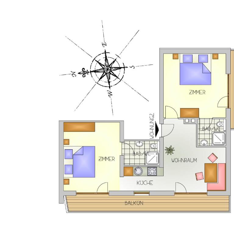 Apart Diamant - Apartment mit 2 Schlafzimmern - 13