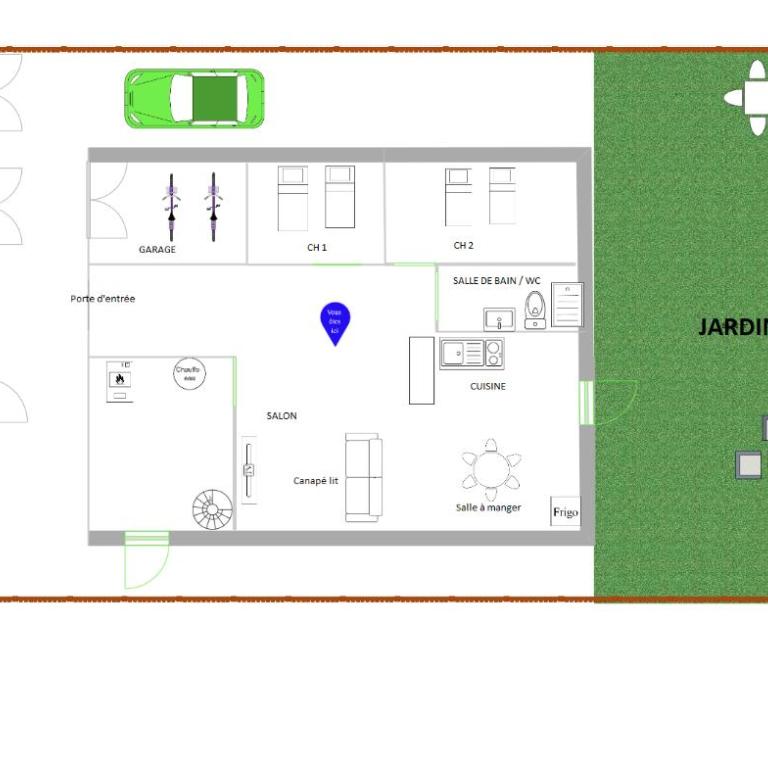 Charmant T3 avec piscine - Appartement 2 Chambres - 13