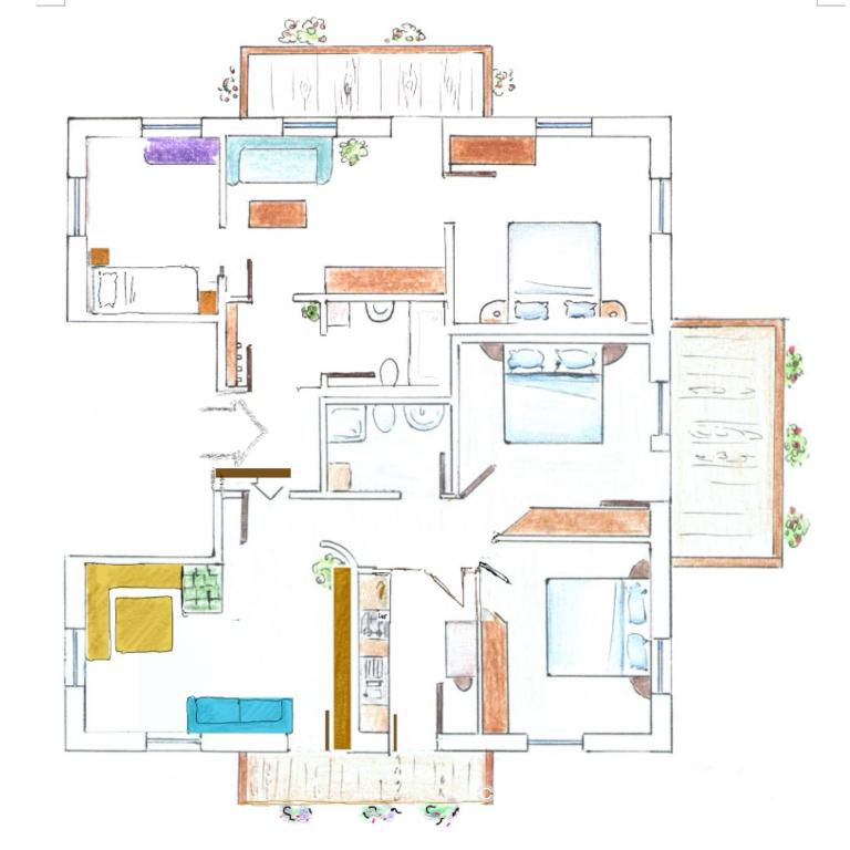 Apartments Stroblhof - Appartement 4 Chambres - 5