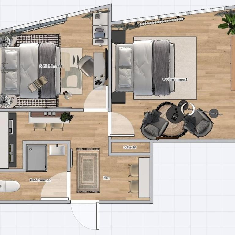 Stayando Modernes City Apartment - Apartamento de 2 dormitorios con vistas a la ciudad - 3