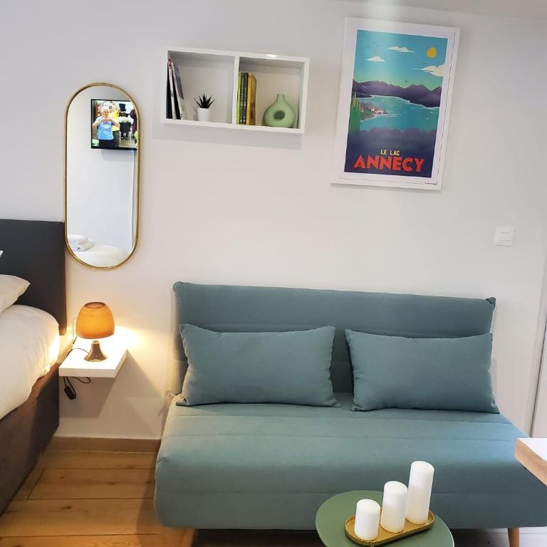 annecy poisy Studio a 9 minutes du lac Annecy - Villa 1 Chambre - 21
