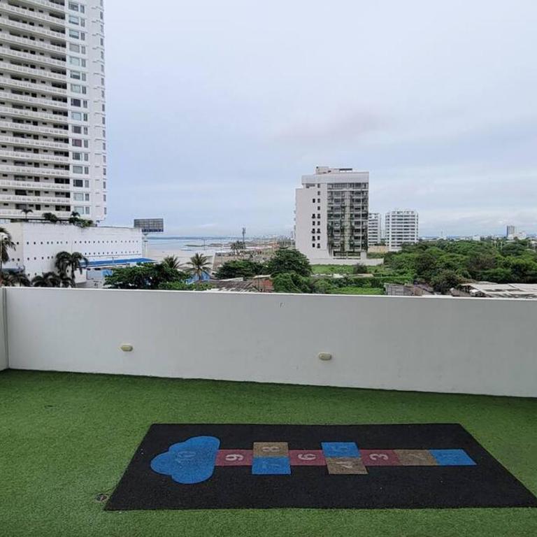 Stunning Infinity Pool, Balcony, steps from Walled City & Marbella Beach - Three-Bedroom Apartment - 48