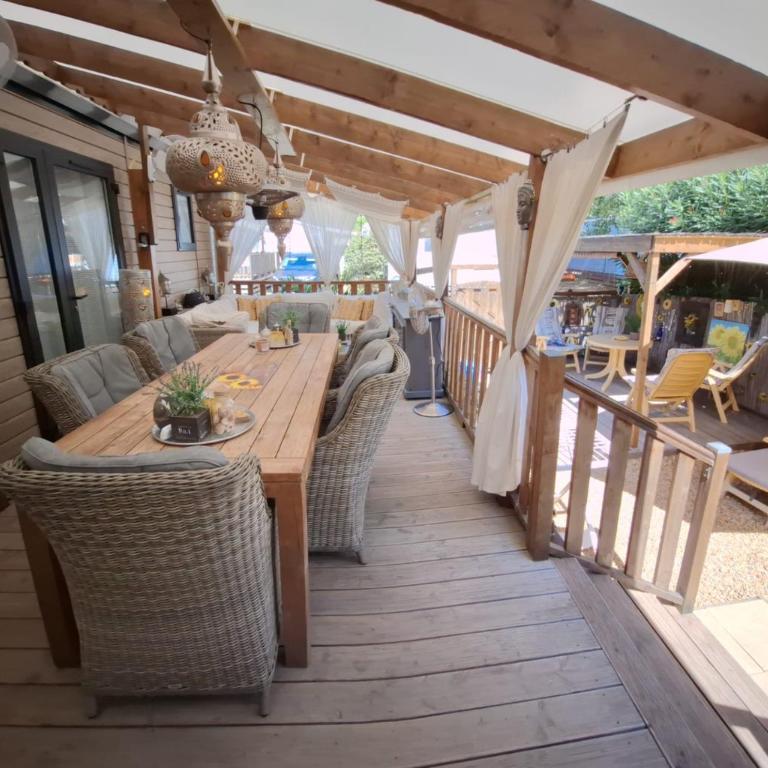 Mobilhome St Aygulf plage Fréjus Strand vakantie - Chalet con 2 Camere da Letto - 9