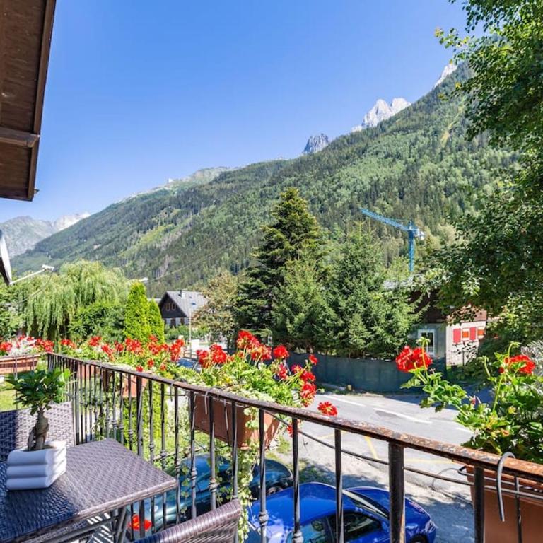 Heart of Chamonix Lovely and cosy 2 bedrooms, terrace, parking - Two-Bedroom Apartment - 12