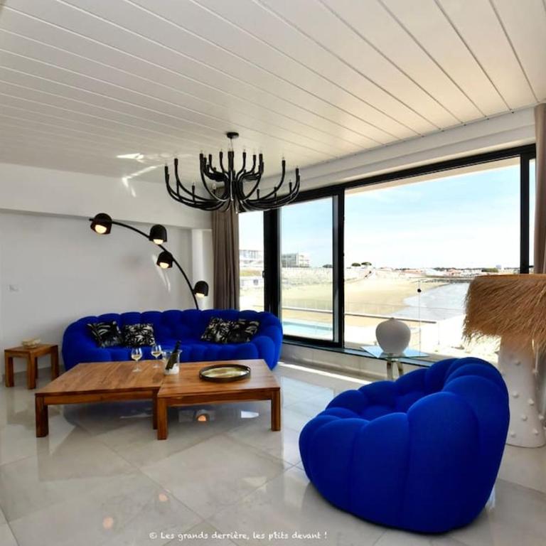 Apt 5 étoiles, Chic & Cozy, Piscine, vue Mer - Appartamento con 1 Camera da Letto - 5