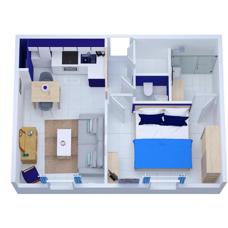 Machines de l'île - Fibre - Netflix - T2 LA TOUR - Apartment mit 1 Schlafzimmer - 3