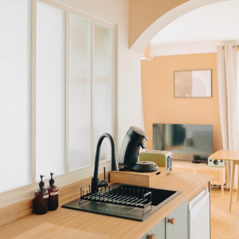 Alcova - Stade de France - Jacuzzi - Cinema - Apartamento de 1 dormitorio - 4