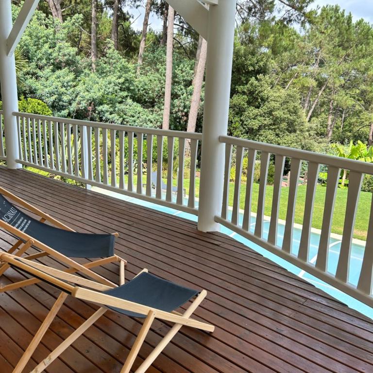Villa Luxe piscine chauffée, 4 chambres, surplombant le golf entre océan & lac Plage à 5 min - Villa - 14