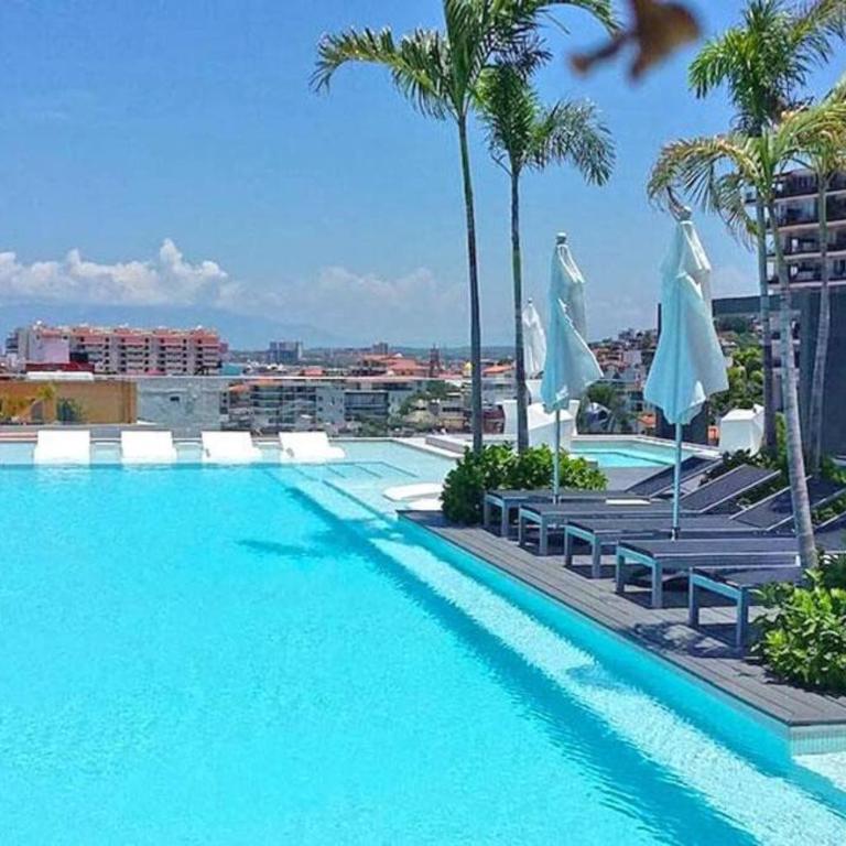 DTerrace Luxe 2bd 2ba Romantic Zone Los Muertos Beach and Pier - Apartamento de 2 dormitorios con balcón y vistas al mar - 7