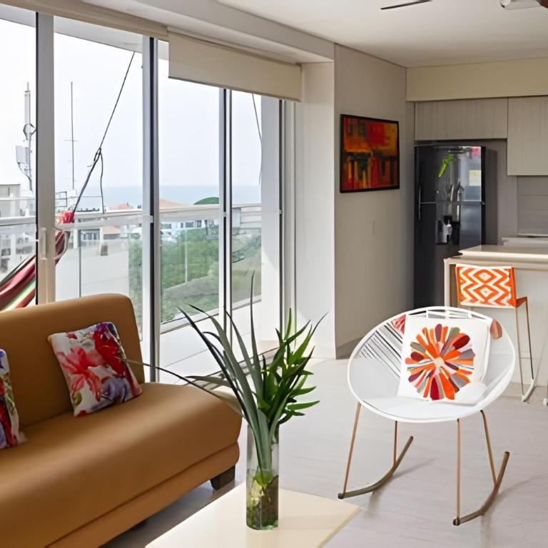 2 Bedrooms Jacuzzi and Sea View. Beach Front - Two-Bedroom Apartment - 60