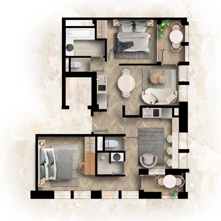 Quartier Libre Opera - Appartement Familial 2 Chambres - 6