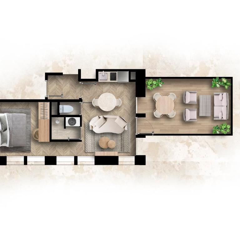 Quartier Libre Opera - Appartement 1 Chambre avec Terrasse - 3