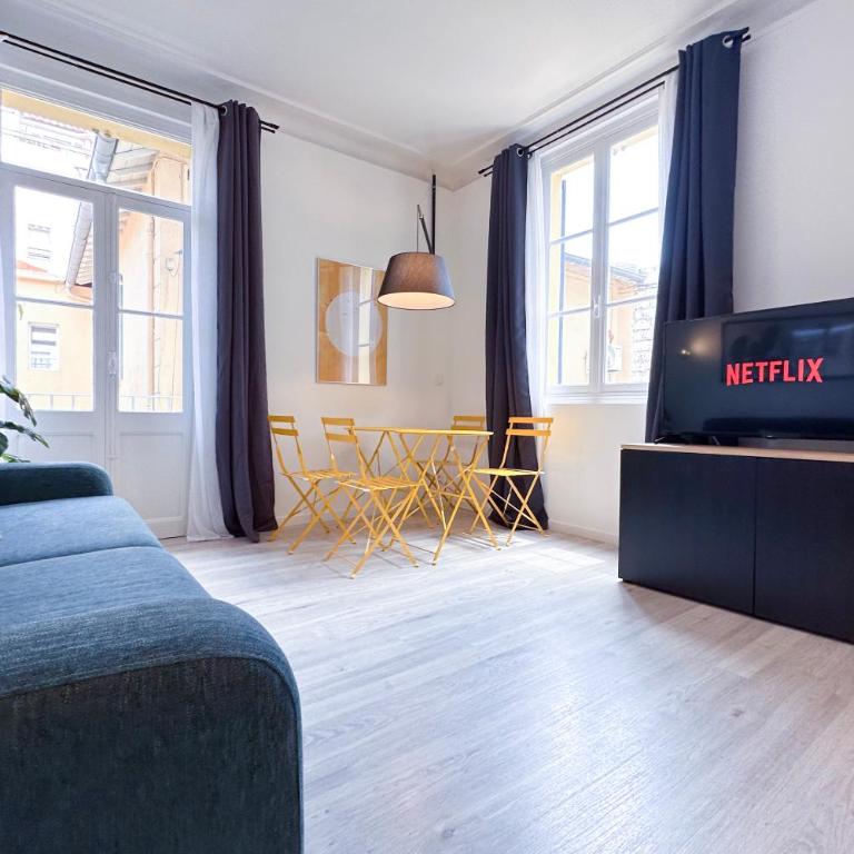 GAMBETTA - Lumineux Calme au coeur d'Antibes et de ses Plages - One-Bedroom Apartment - 1