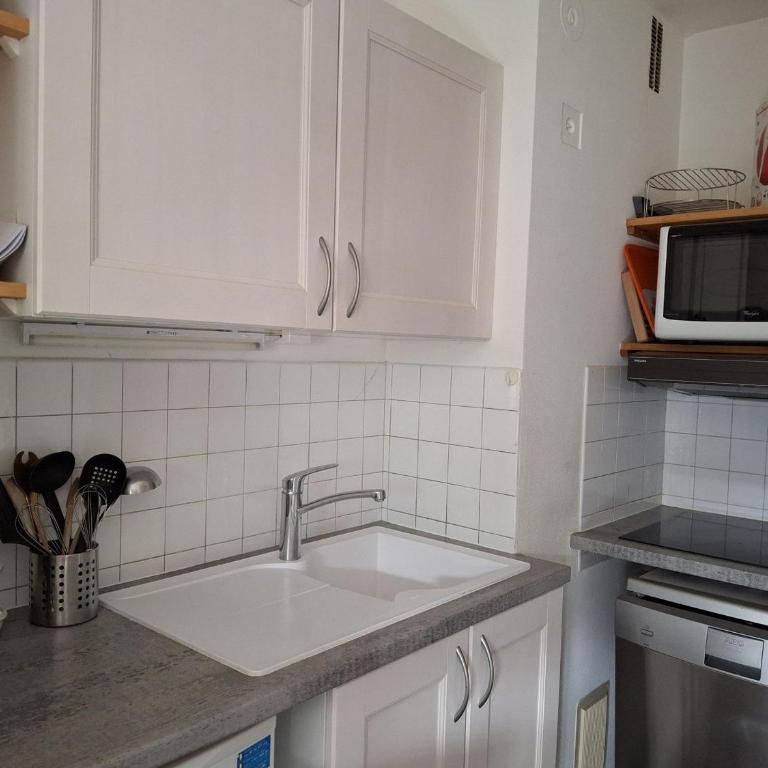 Studio 2 pers avec balcon, centre Brides-les-Bains, animaux et parking, wifi inclus - Studio - 8