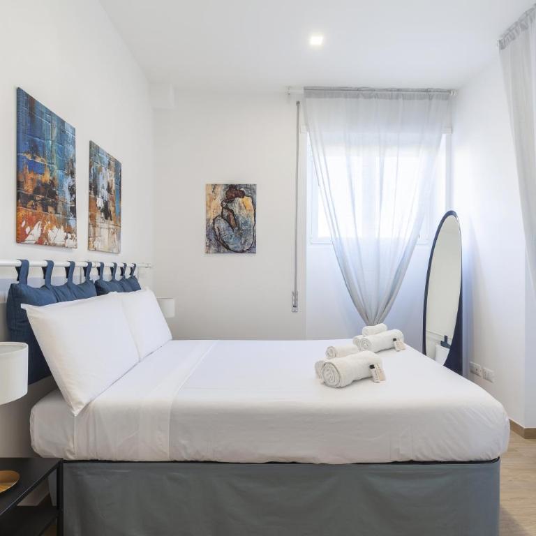 Hostly-Libia Light Lodge-10min Metro to Colosseum - Deluxe Apartment mit 3 Schlafzimmern - 12