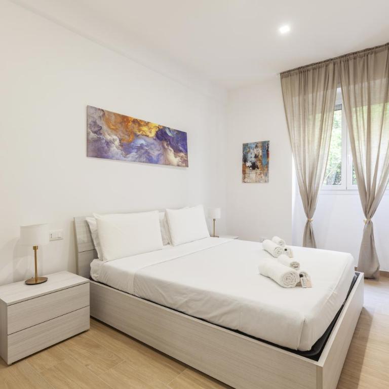 Hostly-Libia Light Lodge-10min Metro to Colosseum - Deluxe Apartment mit 3 Schlafzimmern - 20