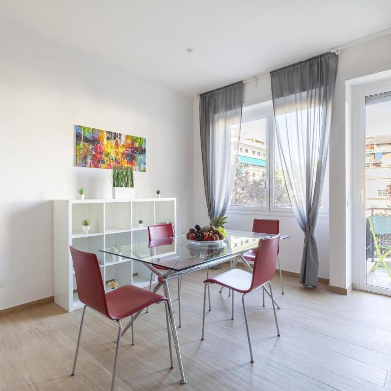 Hostly-Libia Light Lodge-10min Metro to Colosseum - Deluxe Apartment mit 3 Schlafzimmern - 30