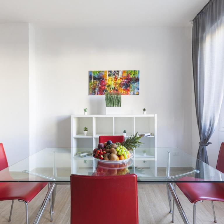 Hostly-Libia Light Lodge-10min Metro to Colosseum - Deluxe Apartment mit 3 Schlafzimmern - 33