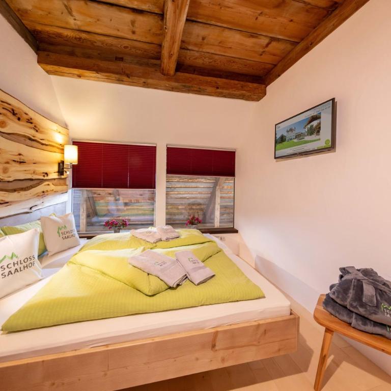 Schloss Saalhof- Schlossflair, Wellnessauszeit, Bauernhofleben, Familienzeit im historischen Apartment zentral zwischen Zell am See und Saalbach-Hinterglemm - Penthouse-Apartment - 16