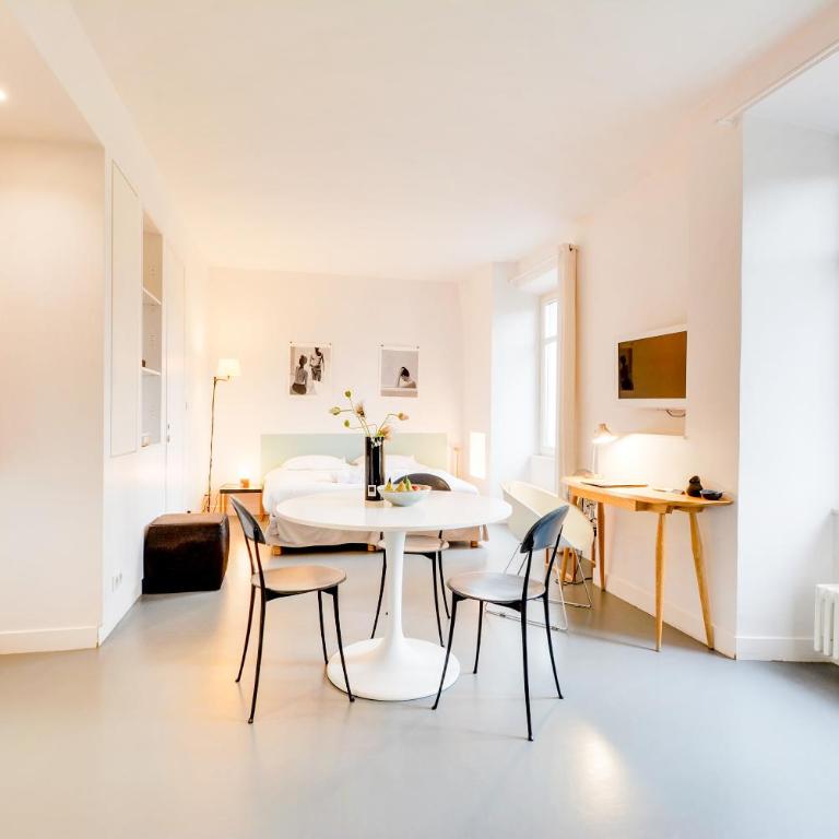 L'Hôtel Particulier - Appartements d'Hôtes - Appartement Familial avec Lits Jumeaux (2 Adultes + 2 Enfants) - 5