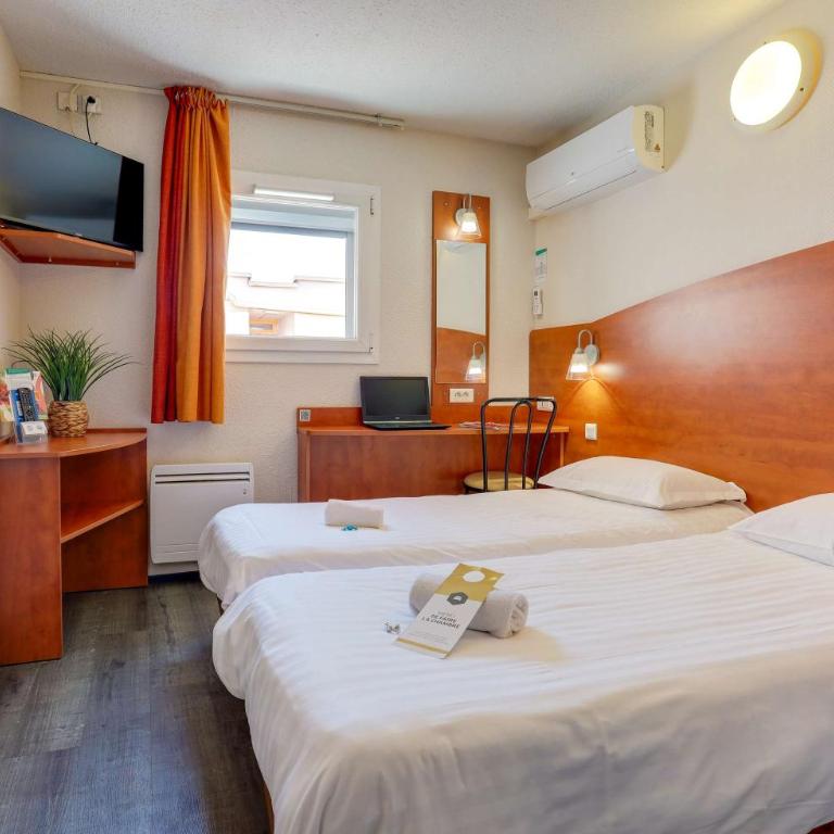 Brit Hotel Reims La Pompelle - Chambre Lits Jumeaux - 10